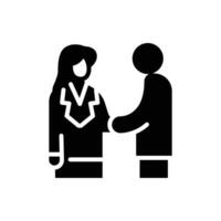 business connection solid icon design good for web or mobile app vector