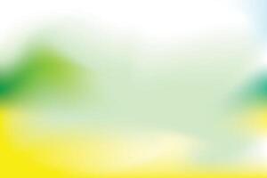 A soft, blurred gradient background with shades of green and yellow, reminiscent of a sunlit meadow. vector