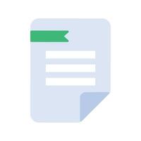 Document Icon Business Element vector