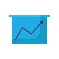 Graph Icon Business Element vector