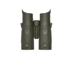 Modern binoculars isolate on white back. Surveillance device. Device for viewing at a distance. photo