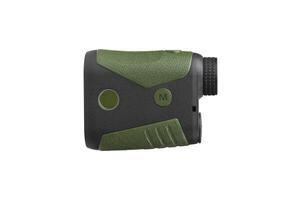 A small modern optical rangefinder. An electronic device for measuring distance. Isolate on a white back photo