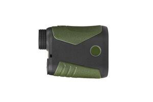 A small modern optical rangefinder. An electronic device for measuring distance. Isolate on a white back photo