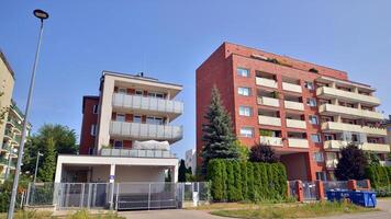 Warsaw, Poland. 24 August 2024. Ursynow district intensive residential developments in this modern residential buildings and and wide streets with pedestrian and car traffic near Las Kabacki Forest. photo