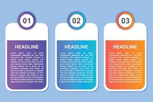 illustration of business data visualization steps in modern style and processes infographic template design with icons vector