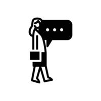 manager solid icon design good for web or mobile app vector