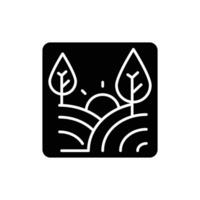 field solid icon design good for web or mobile app vector