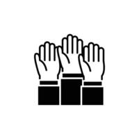 ask auction solid icon design good for web or mobile app vector