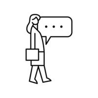 manager icon design good for web or mobile app vector