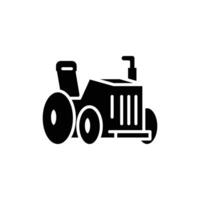 tractor solid icon design good for web or mobile app vector