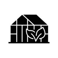 greenhouse solid icon design good for web or mobile app vector