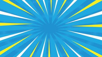 Spiral Retro Rays with Blue, Yellow, White. Sunburst Background with Radial Lines Grunge Texture vector