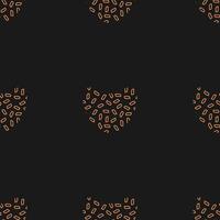 a collection of seamless patterns with various colors and has a cute and attractive heart-shaped pattern. Suitable for fabric, paper and invitation cards. vector