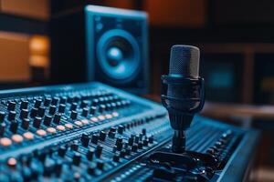 microphone and mixer photo