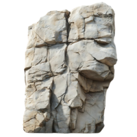 Gray Rock Formation with a Transparent Background png