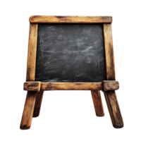 Vintage Wooden Chalkboard with Transparent Background, Perfect for Adding Your Own Message or Design png