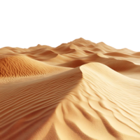 sabbia dune rotolamento nel il deserto con un' trasparente sfondo png