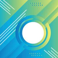Creative Gradient Background with Circle Lines Edge Place for business brochure banner and poster template background vector
