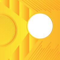 Modern Yellow abstract background with radial gradient liquid shape background design vector