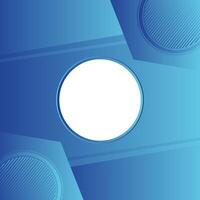 Abstract gradient fluid background with white circle design wallpaper vector