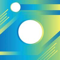 Abstract Gradient background with circle on white background in center vector