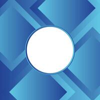 Abstract Blue Background square shape with white circle dark radial gradient background vector