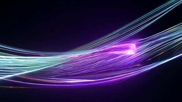 Abstract Light Streaks neon lights video