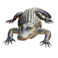 American Alligator with Transparent Background, Reptile with Scales and Claws, Crocodilian Species, Wildlife of the Southeast png