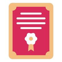 Diploma icon for web, app, infographic, etc vector
