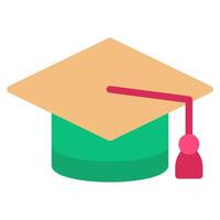 Graduation Cap icon for web, app, infographic, etc vector