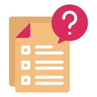 Exam Paper icon for web, app, infographic, etc vector