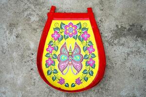 A Empty Traditional Bengali Kulo used in Marriage Function photo