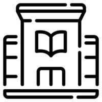 Library icon for web, app, infographic, etc vector