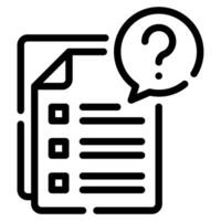 Exam Paper icon for web, app, infographic, etc vector