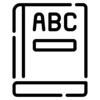 Textbook icon for web, app, infographic, etc vector