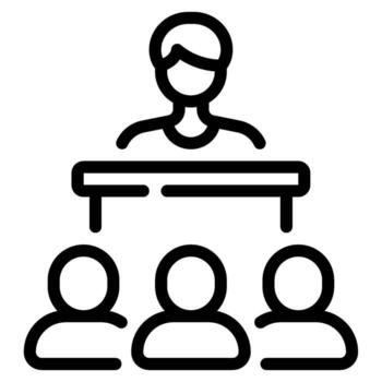 Lecture Hall icon for web, app, infographic, etc vector