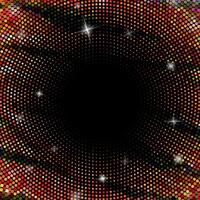 Abstract background with dotted circles vector