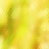 Autumn themed background with hexagonal grid vector