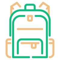 Backpack icon for web, app, infographic, etc vector