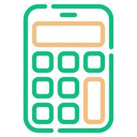 Calculator icon for web, app, infographic, etc vector