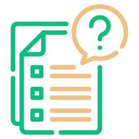 Exam Paper icon for web, app, infographic, etc vector