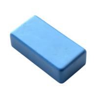 Blue Rectangular Block with Transparent Background png
