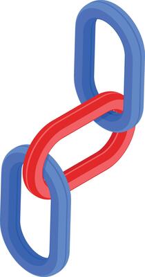 Interlocked Chain Links