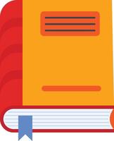 Flat Book Icon vector