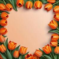 Show your love on Mother's Day with a colorful design of tulip flowers and a place to write your sweet sentiments. photo