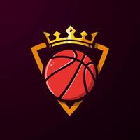 King Basketball Team Logo vector
