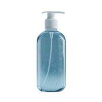 Hand Sanitizer with Pump Dispenser, Transparent Background for Mockups and Designs png