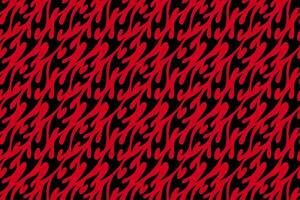 retro fire flame seamless pattern for print on textile, wrapping,banner, card. abstract fire pattern on black background. old school flaming pattern. groovy red flame seamless pattern vector