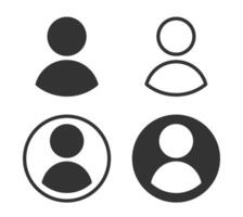 User profile login or access authentication icon vector