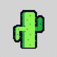 Pixel art illustration Cactus. Pixelated Cactus Plant. Cactus Desert Plant pixelated for the pixel art game and icon for website and game. old school retro. vector
